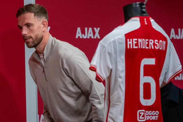 Jordan Henderson is hoping to make a big impression at Ajax (Peter Dejong/AP)