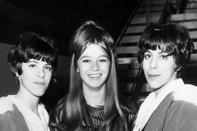 <p>The Shangri-Las in 1964, (l-r) Mary Ann Ganser, Mary Weiss and Margie Ganser</p>