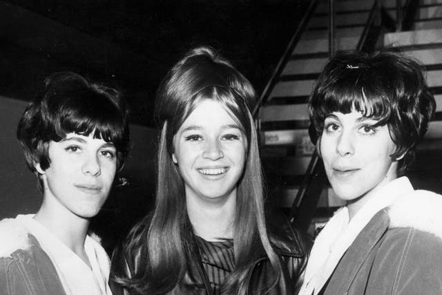 <p>The Shangri-Las in 1964, (l-r) Mary Ann Ganser, Mary Weiss and Margie Ganser</p>