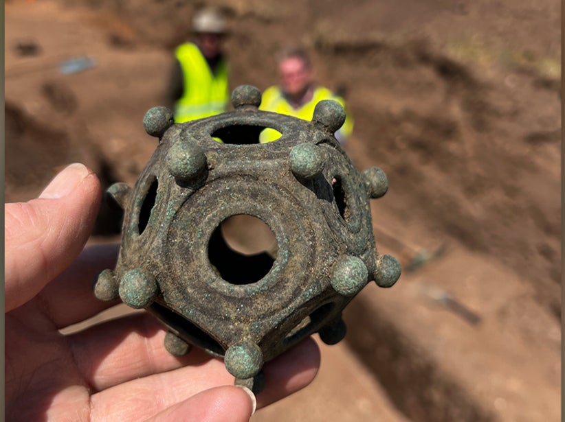 The Norton Disney History and Archaeology Group dug up the object about 35 miles southeast of Sheffield