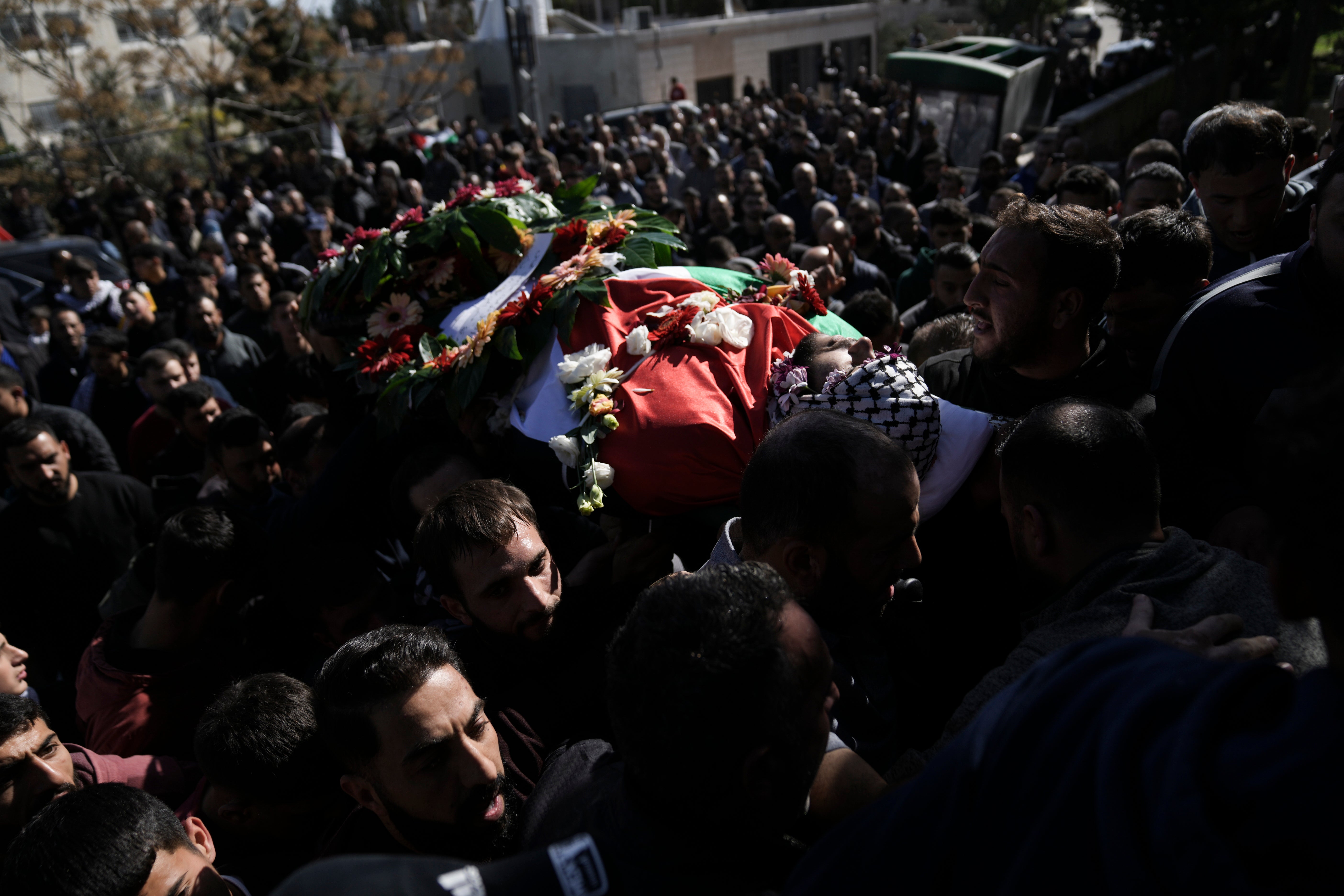 CORRECTION Israel Palestinians