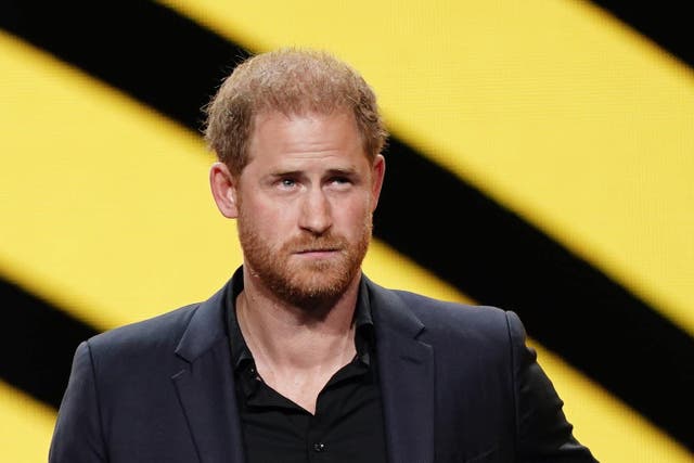 The Duke of Sussex was inducted into the Living Legends of Aviation for his work as a British Army veteran and pilot (Jordan Pettitt/PA)