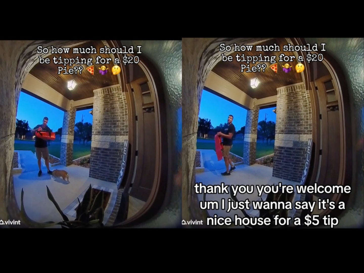 <p>DoorDash driver rages at customer who won't tip over $5 on pizza order</p>