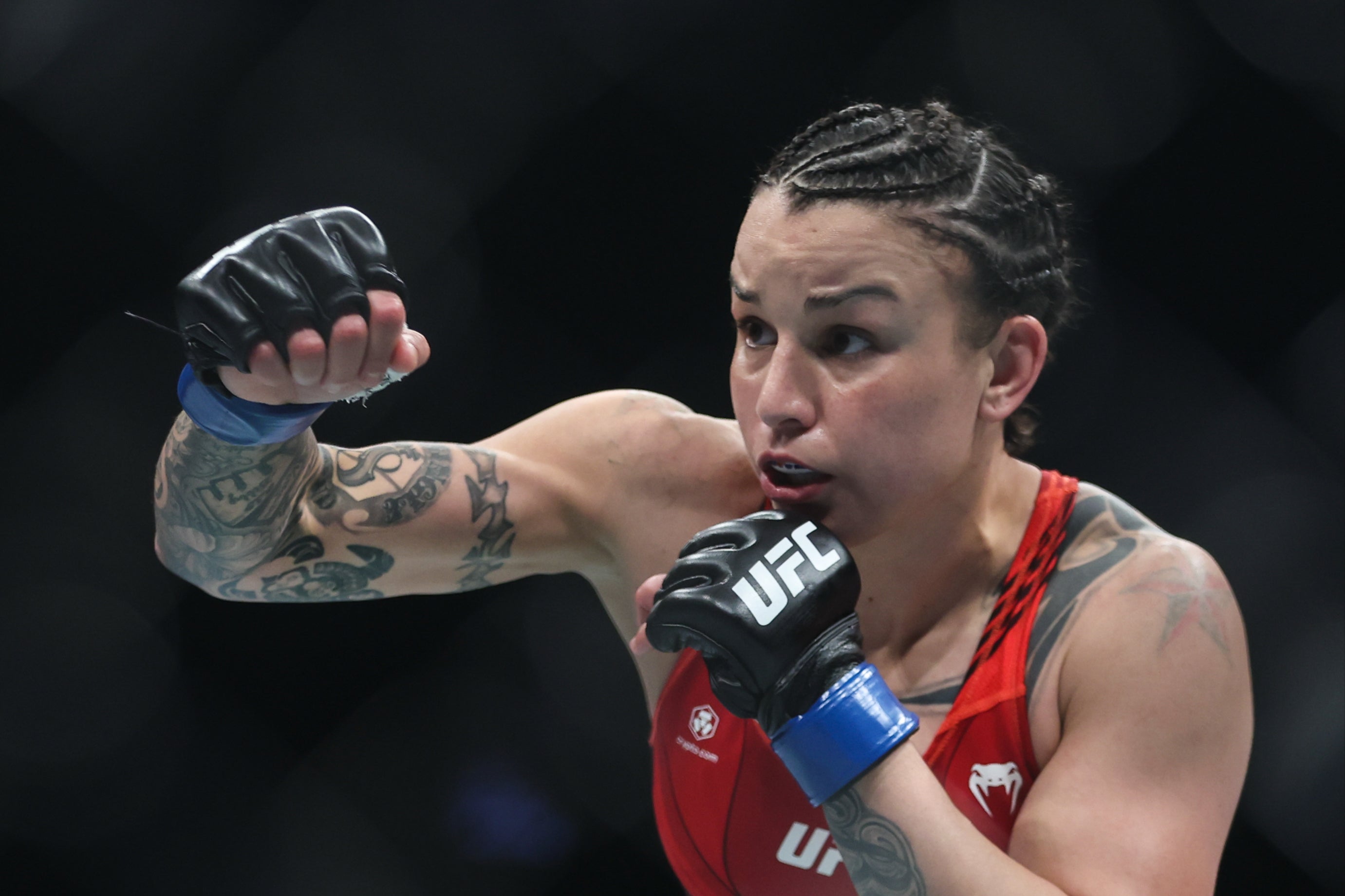 Raquel Pennington will defend her bantamweight title for the first time