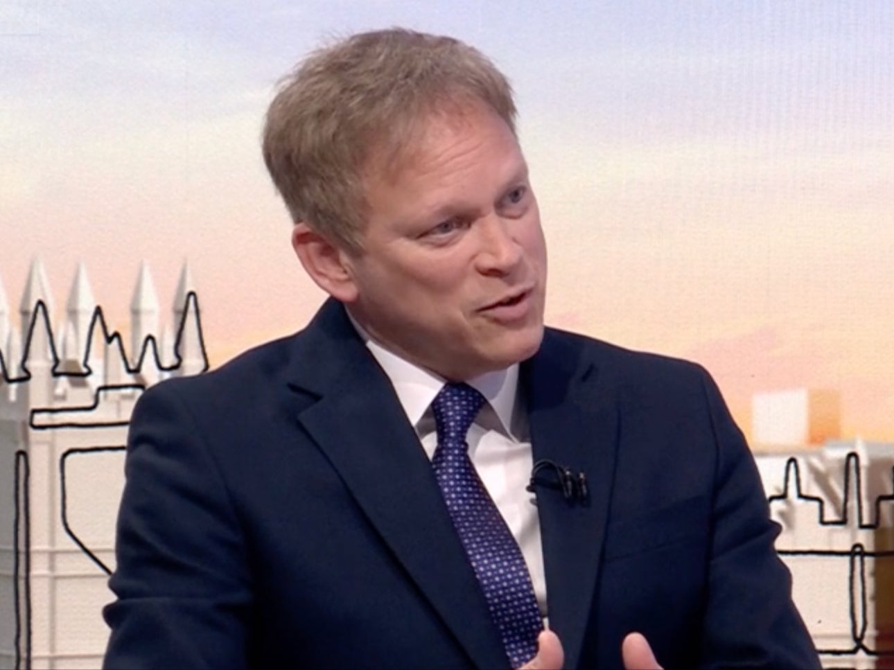 Grant Shapps said that ‘we find ourselves at the dawn of a new era’ and that we are ‘moving from a post-war to a pre-war world’