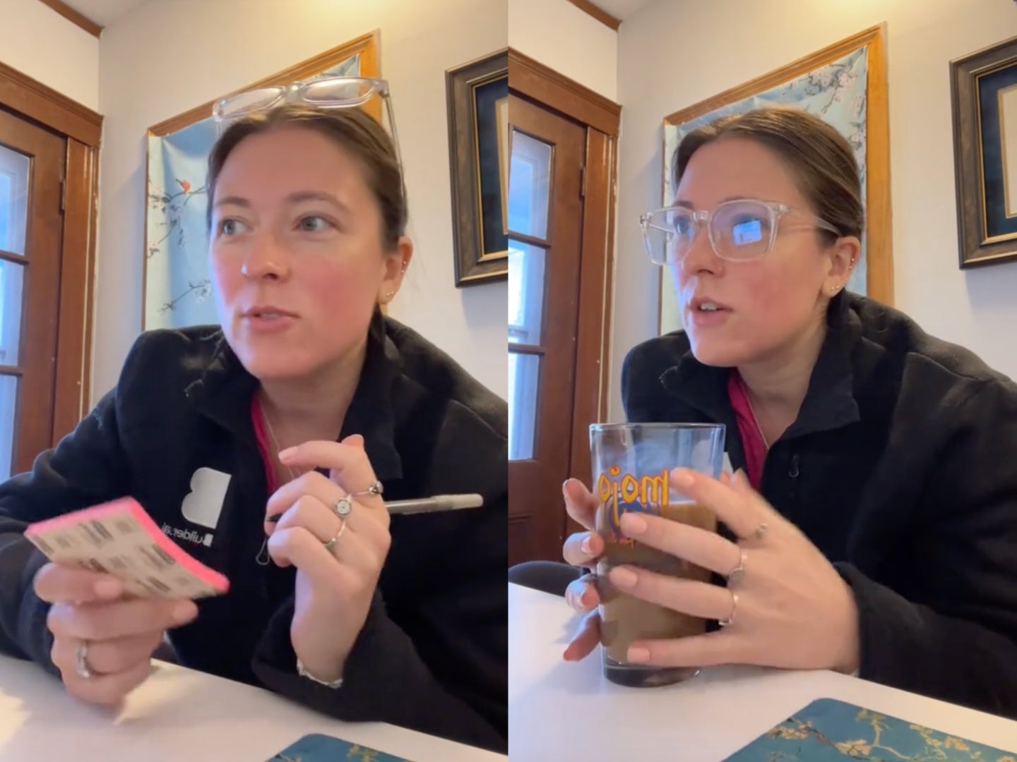 <p>Waitress calls out customers who brought outside food and drinks into restaurant</p>