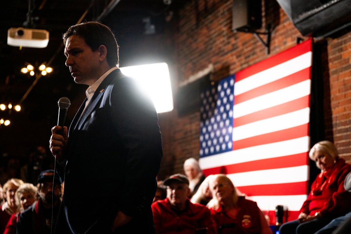 New Hampshire polls show DeSantis trailing in third place with single digits ahead of primary