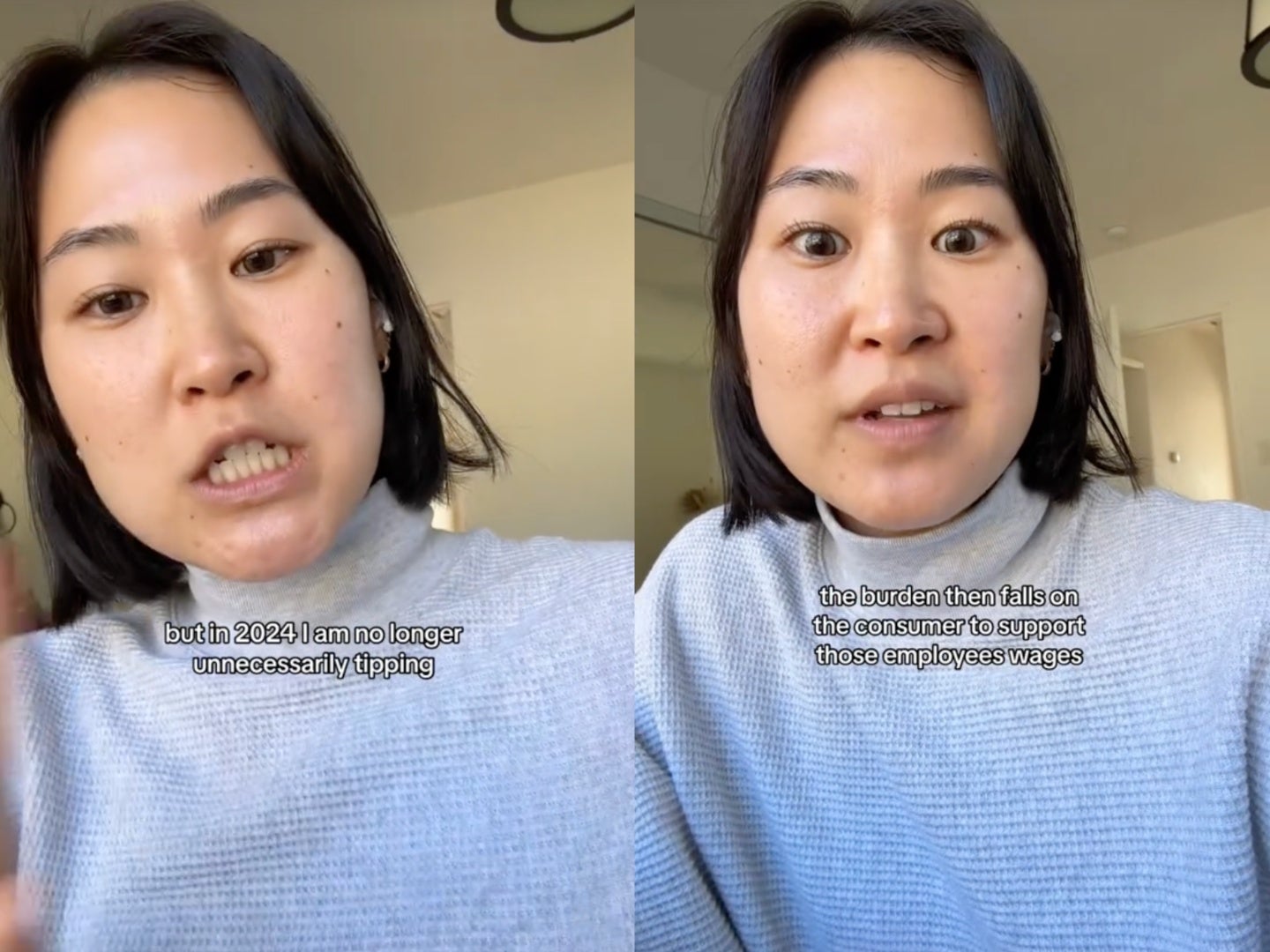 <p>Woman questions tipping culture after register asks for tip at grocery store self-checkout</p>