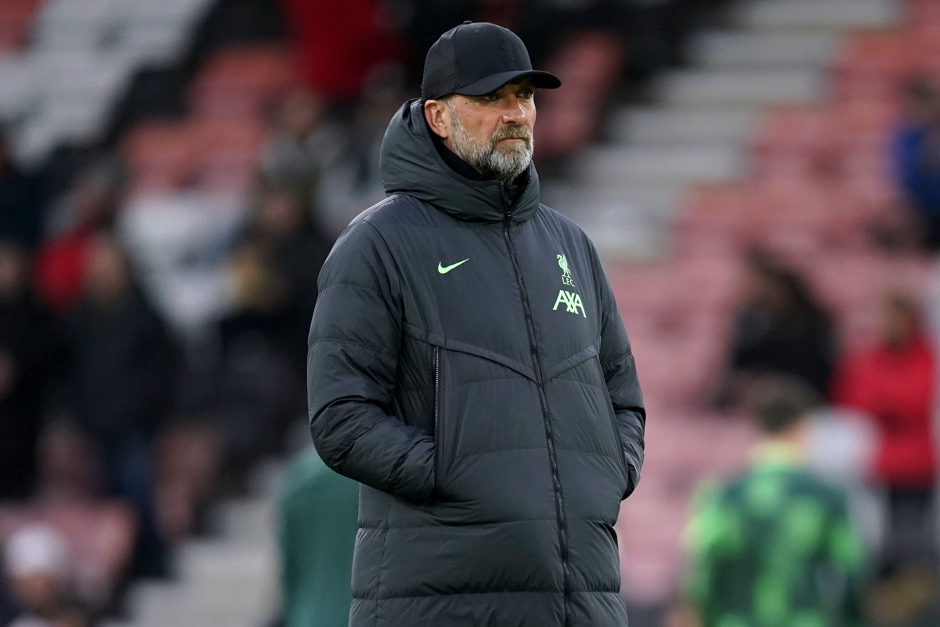 <p>Liverpool manager Jurgen Klopp believes Mohamed Salah should return to Liverpool after picking up a muscle injury (Andrew Matthews/PA)</p>