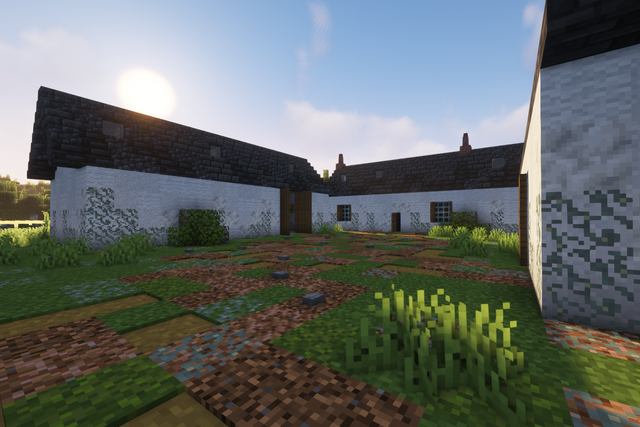 A digital version of Ellisland farm was created on Minecraft (University of Glasgow/PA)