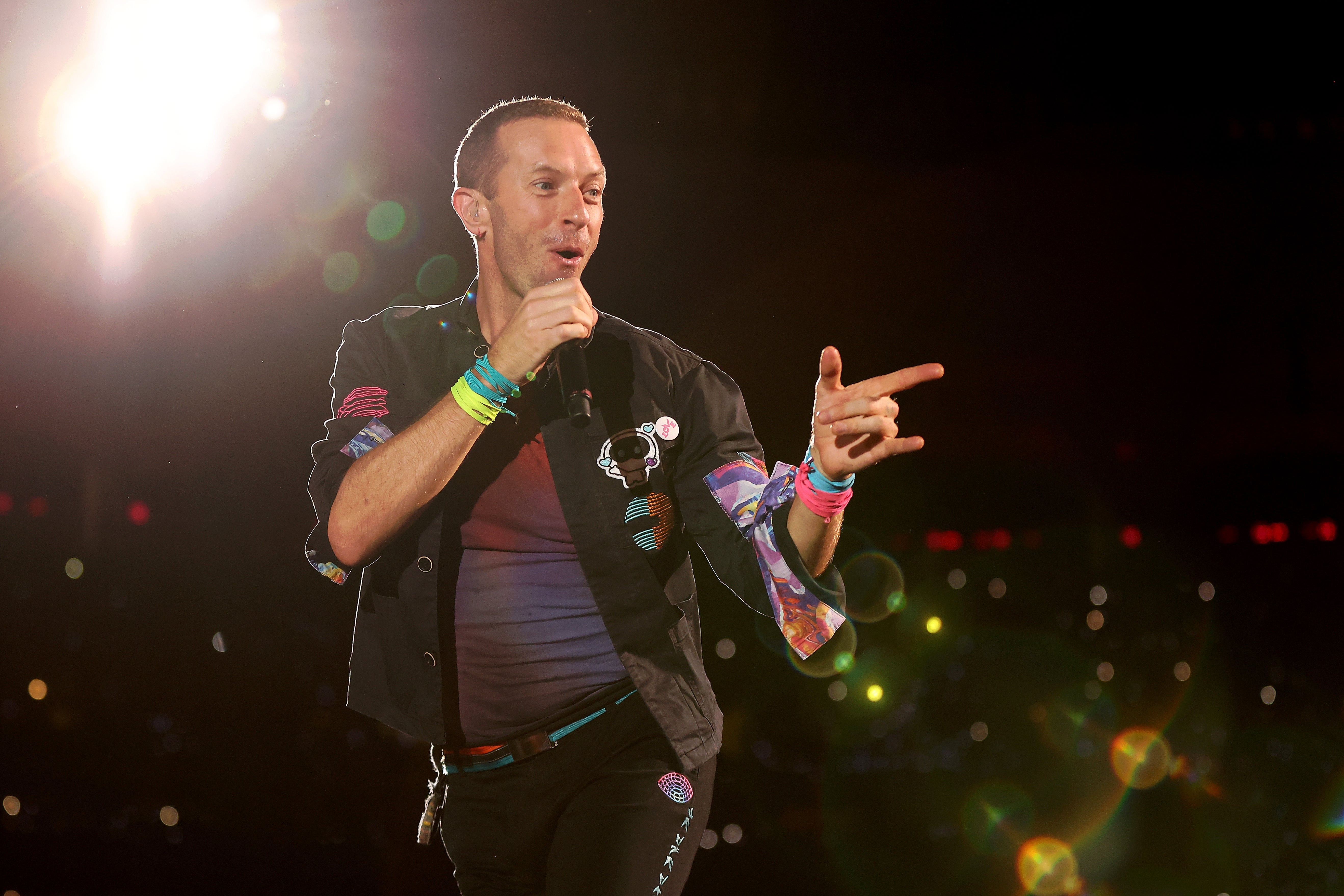 Chris Martin and his band Coldplay are Glastonbury favourites
