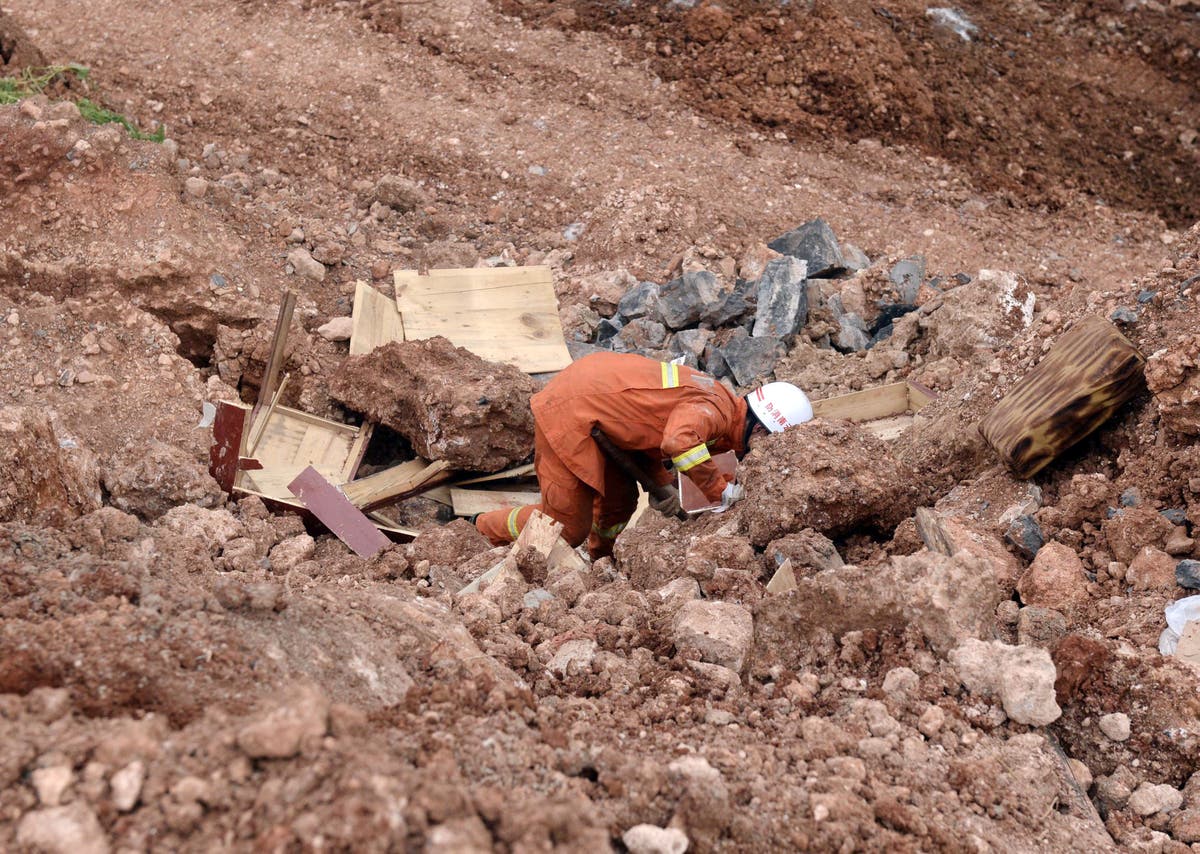 At least 47 missing as landslide hits China’s Yunnan province amid bitter cold wave