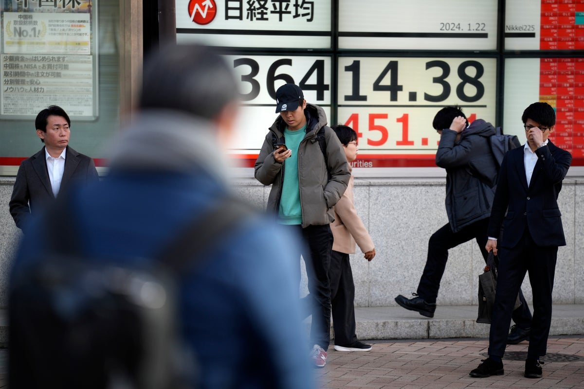 Stock market today: Asian shares follow Wall Street gains, Hong Kong stocks near 15-month low