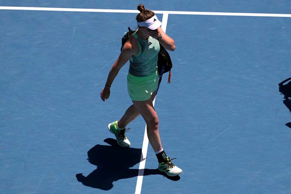 Emotional Elina Svitolina drops out of Australian Open due to back injury