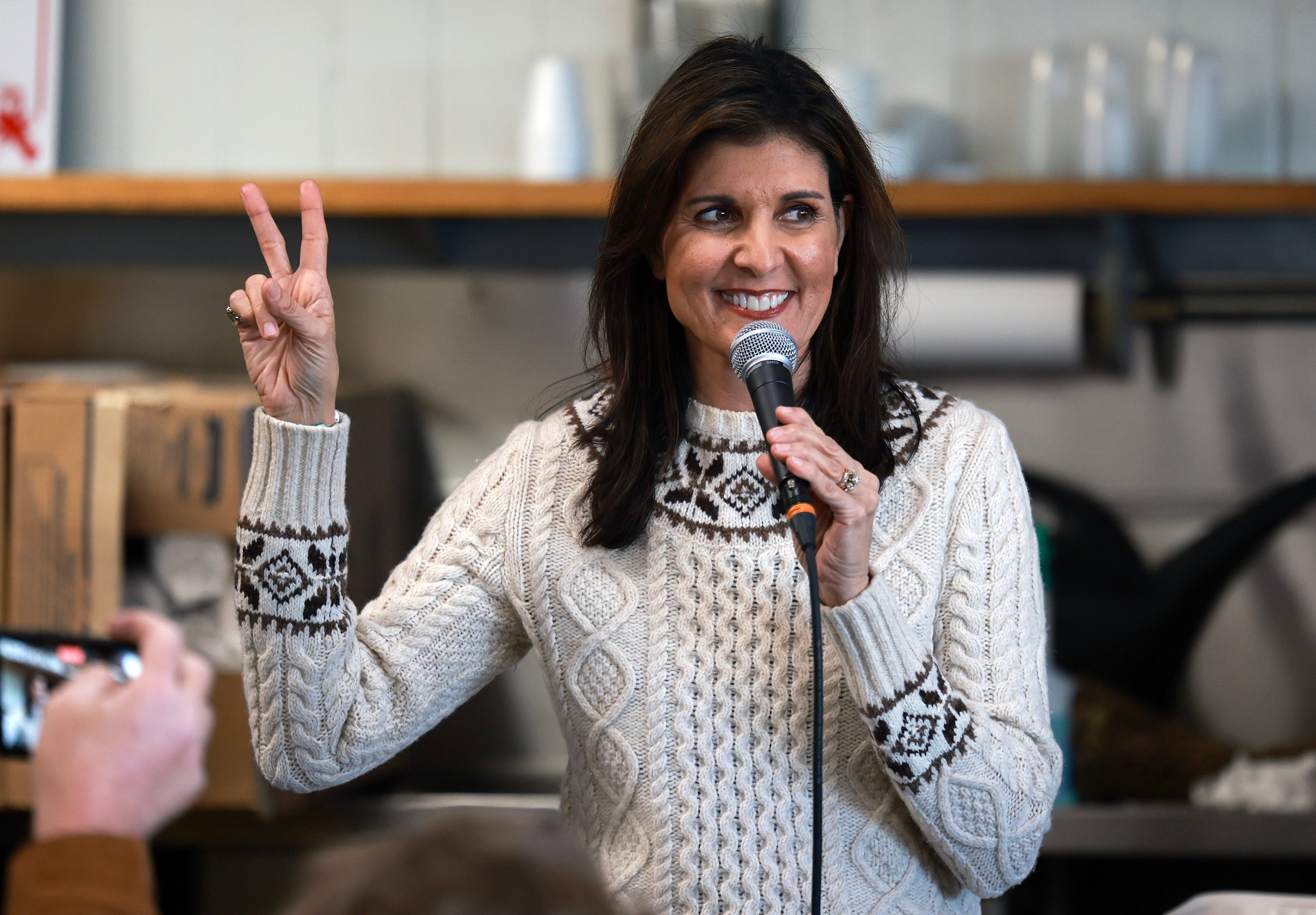 <p>Nikki Haley reacts to Ron DeSantis quitting presidential race.</p>