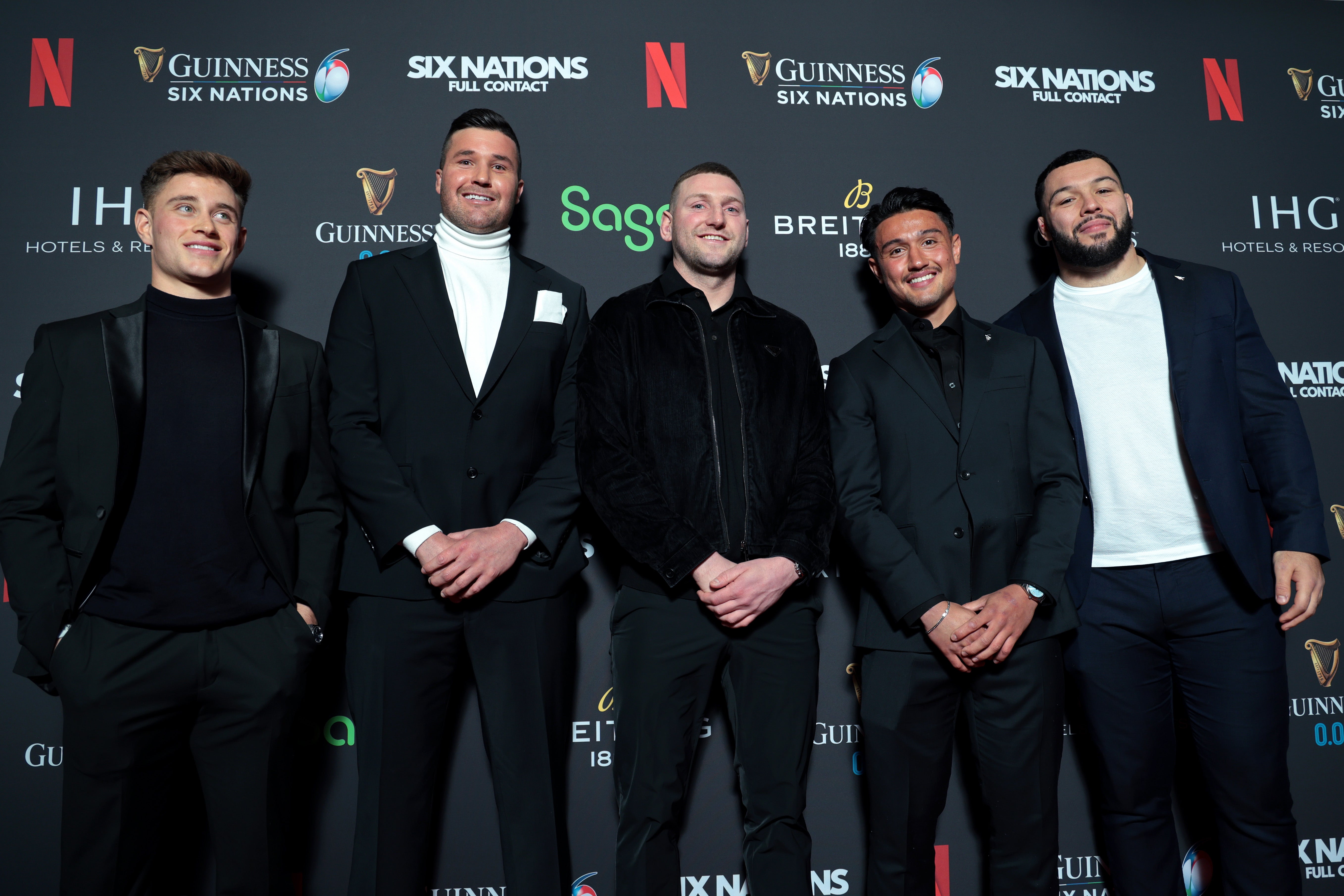 Some of the stars of Six Nations: Full Contact at the documentary’s premiere