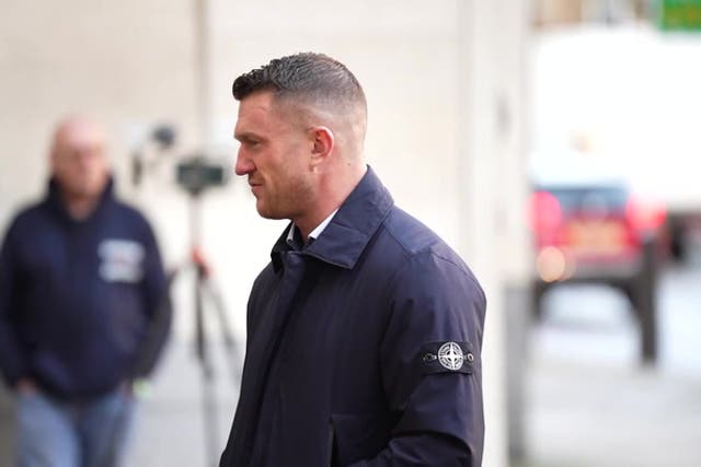 <p>Watch: Tommy Robinson arrives at court after arrest at antisemitism march in London.</p>