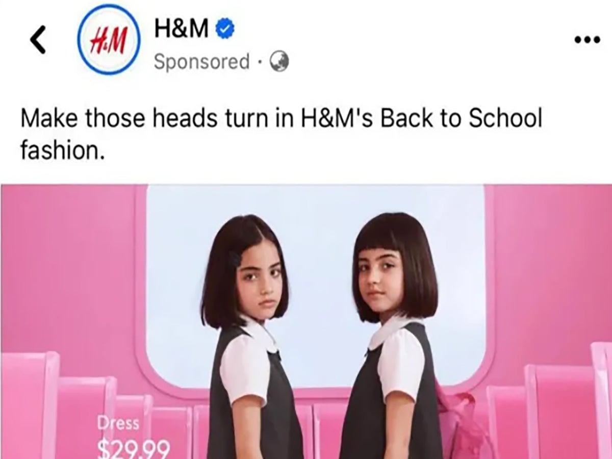 H&M have been called out for their sizing again