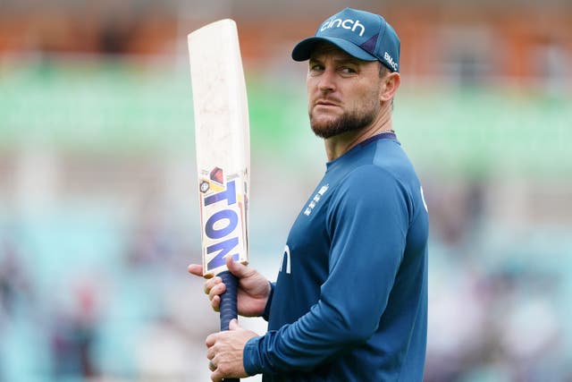 Brendon McCullum has called on England to be brave in India (Mike Egerton/PA)