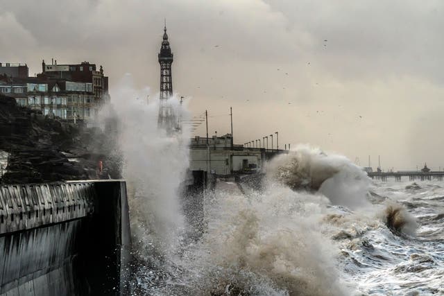 A pensioner has died and thousands of homes remain without power after Storm Isha battered the UK with gusts of up to 99mph (Danny Lawson/PA)