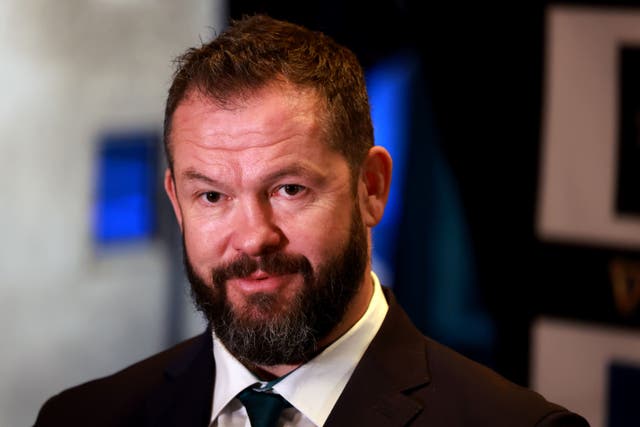 Ireland head coach Andy Farrell is not looking to start afresh after the World Cup (Damien Eagers/PA)
