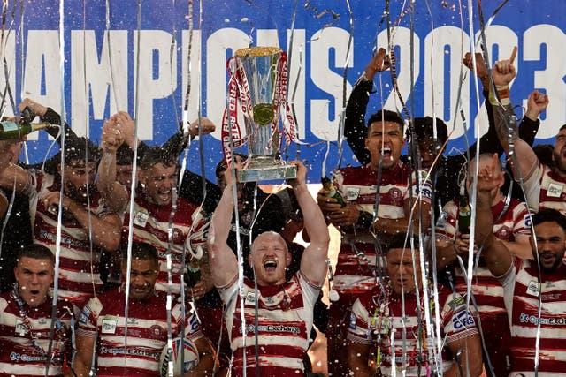 Wigan will bid for World Club Challenge glory against Penrith next month (Martin Rickett/PA)