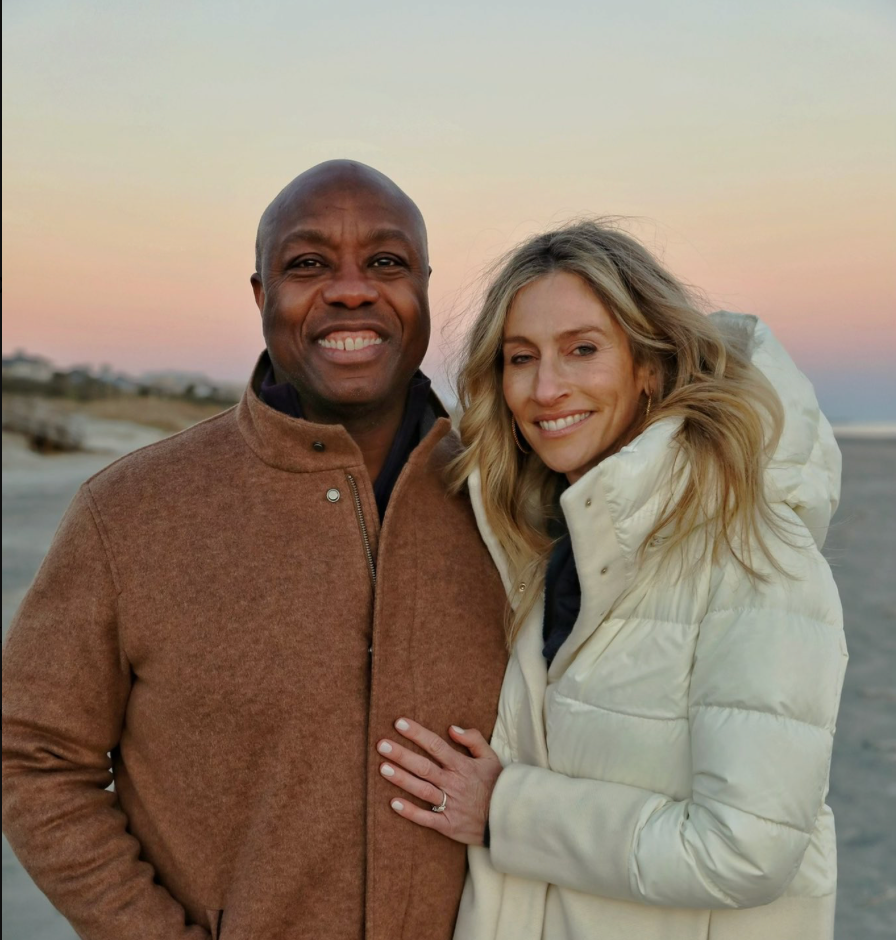 <p>Tim Scott is engaged to girlfriend Mindy Noce</p>