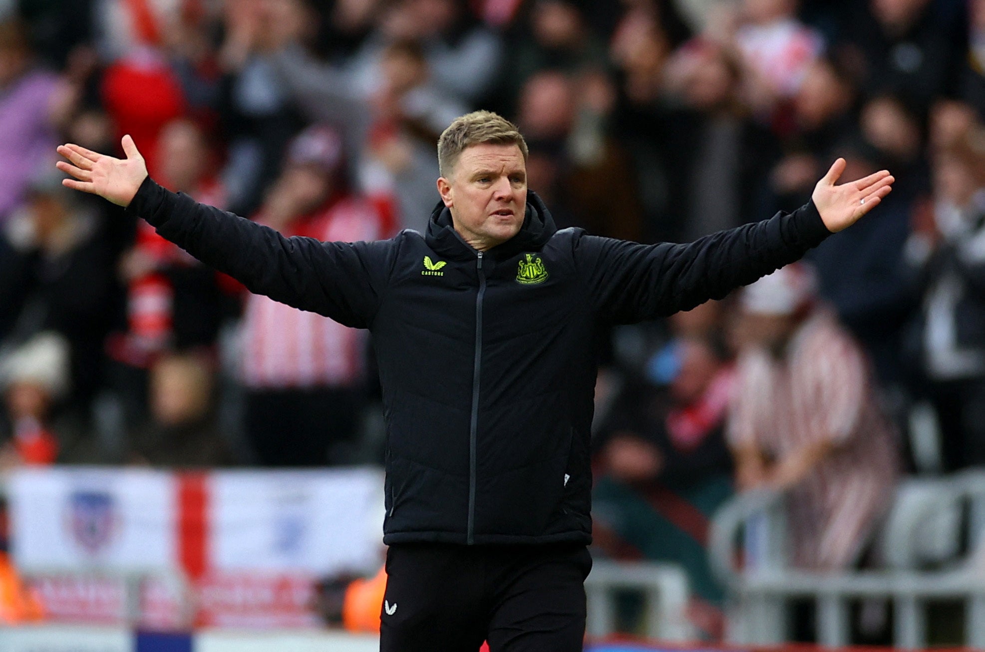 <p>Eddie Howe is hamstrung by the Premier League’s financial regulations </p>