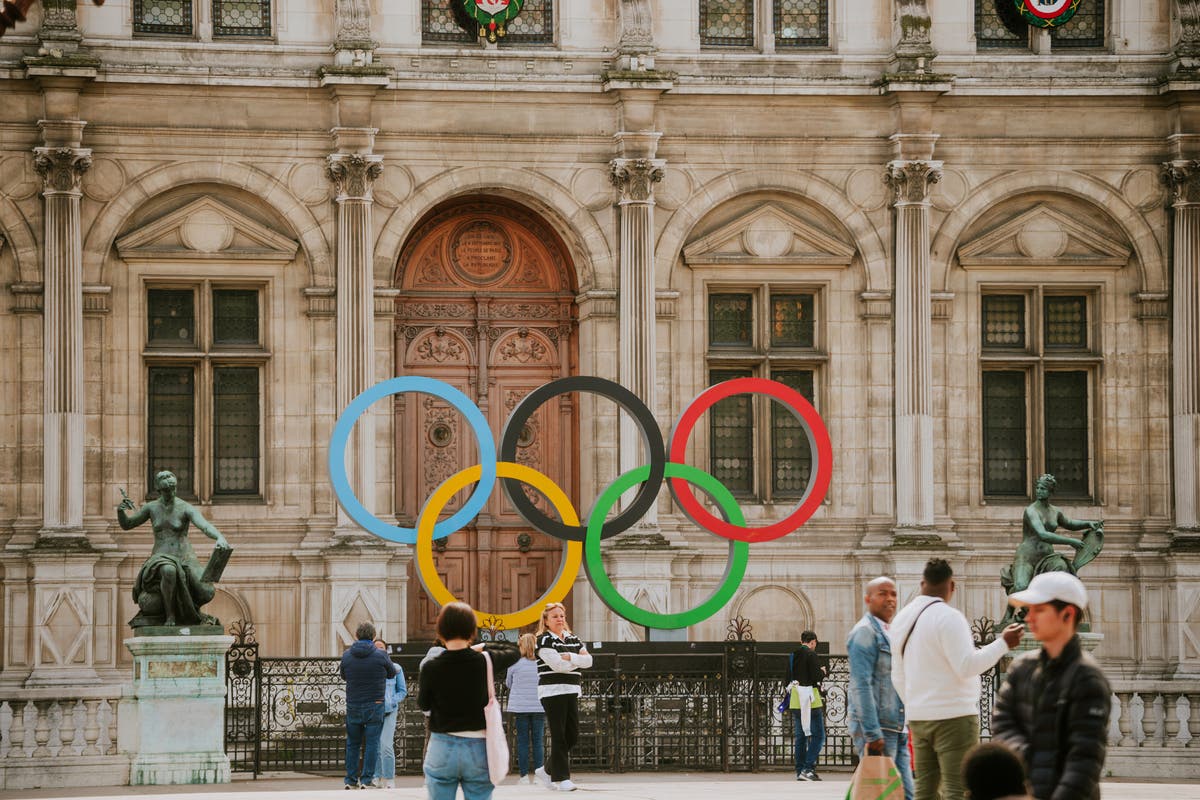 Watch as Macron visits Paris Olympics venue 100 days before 2024 games start