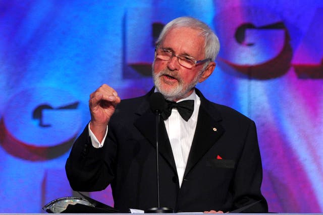 <p>Norman Jewison receives a Lifetime Achievement Award from the Directors Guild Of America in 2010</p>