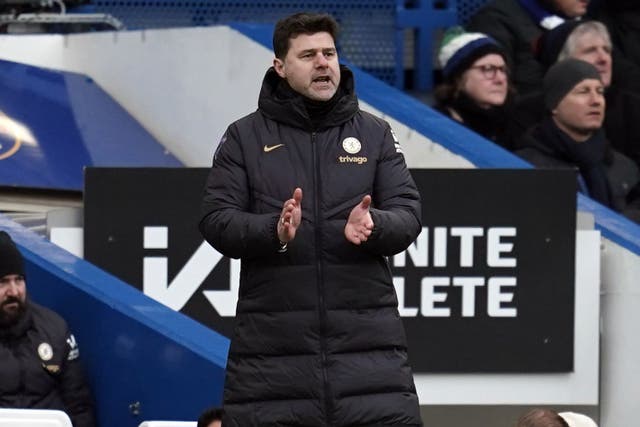 Mauricio Pochettino believes Chelsea’s difficult campaign in 2022-23 is affecting the atmosphere at Stamford Bridge (Adam Davy/PA)