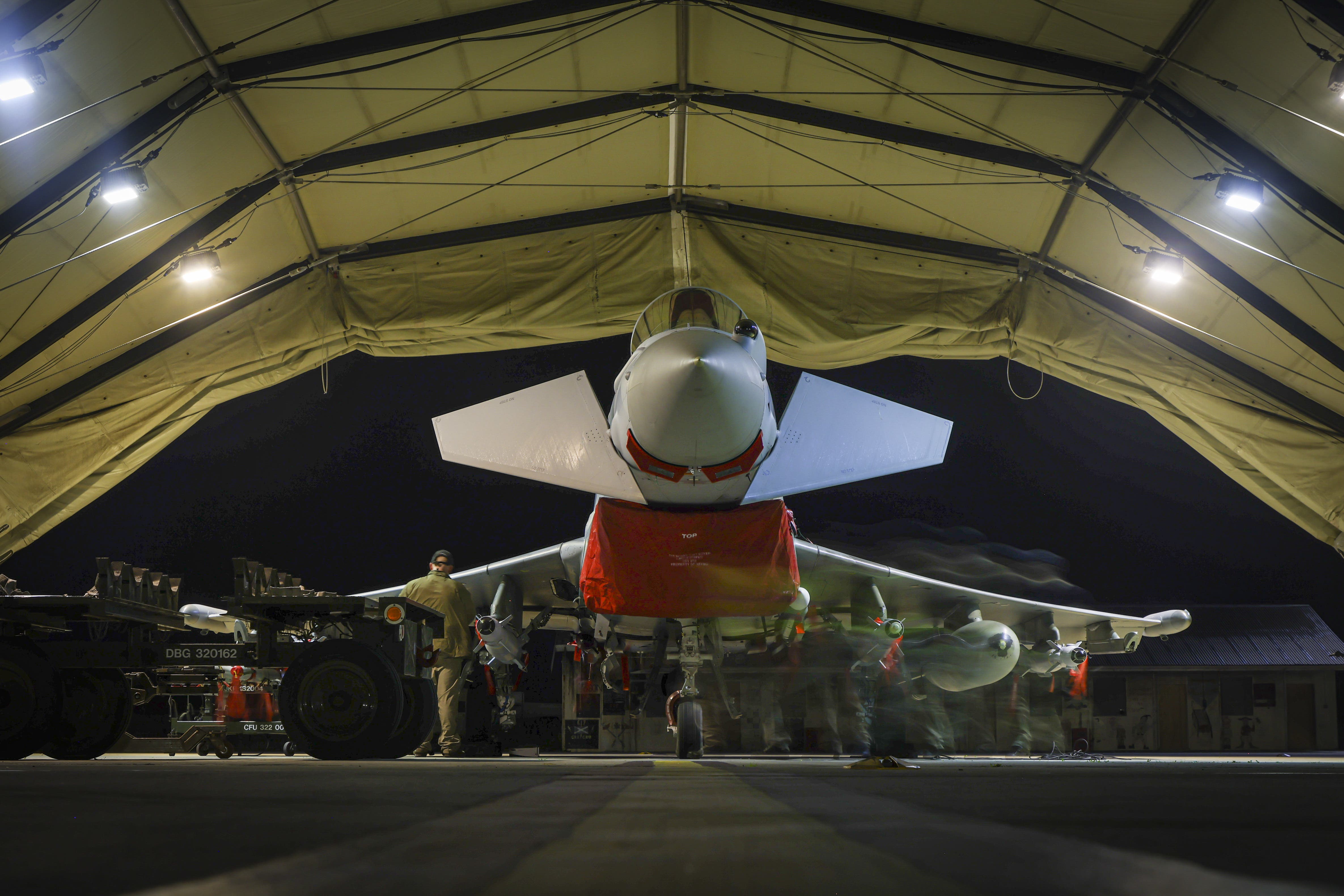 A Royal Air Force Typhoon FGR4 (AS1 Leah Jones/MoD/Crown Copyright)