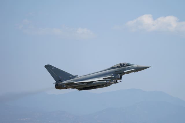 A Typhoon FGR4 (Joe Giddens/PA)