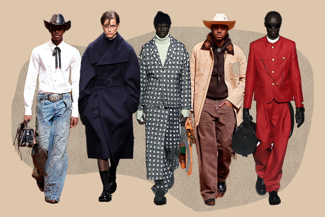 Suits, shirts and bright shades of accessories have all had a twist