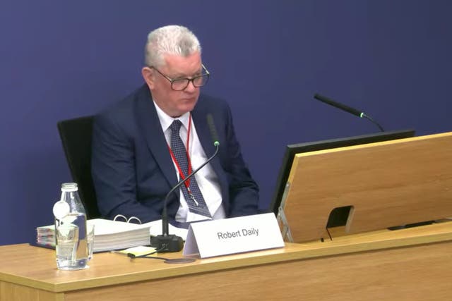 <p>Robert Daily, former post office investigator, gave evidence to the Horizon IT inquiry today </p>