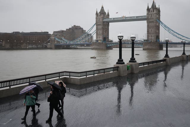<p>Wet weather over the Easter period is believed to have knocked retail sales and construction particularly hard</p>