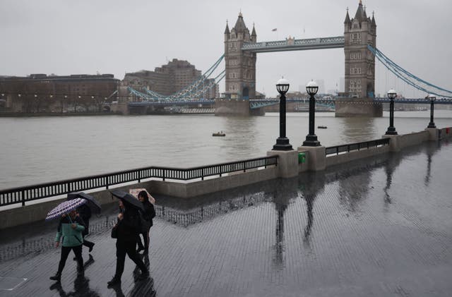 <p>Wet weather over the Easter period is believed to have knocked retail sales and construction particularly hard</p>