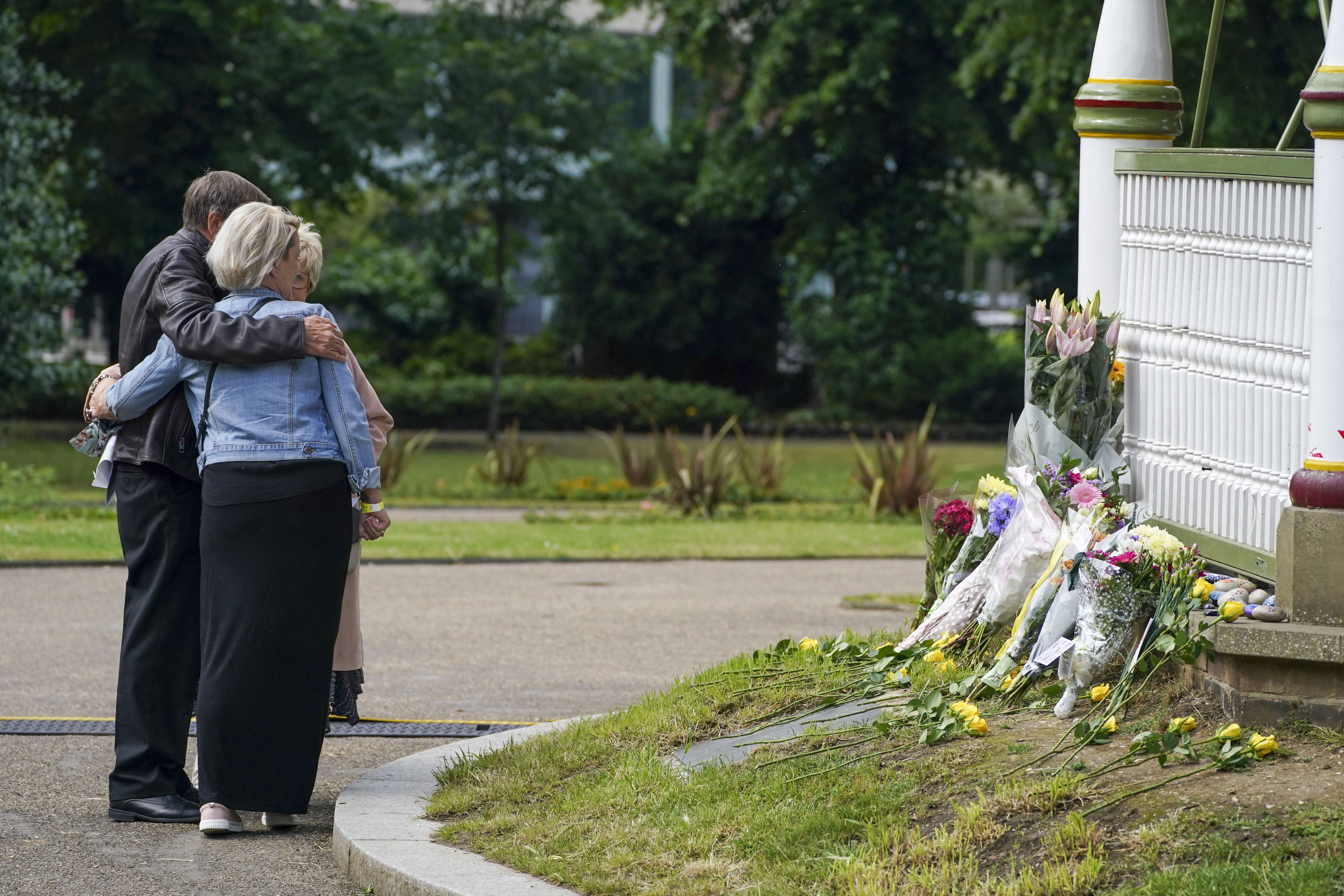 Three people were killed and three others were injured in the attack in Forbury Gardens in Reading (Steve Parsons/PA)