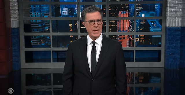 <p>Mr Colbert joined other late-night hosts in poking fun at right-wing conspiracy theorists who have claimed Taylor Swift is part of a conspiracy to defeat Donald Trump in the 2024 election </p>