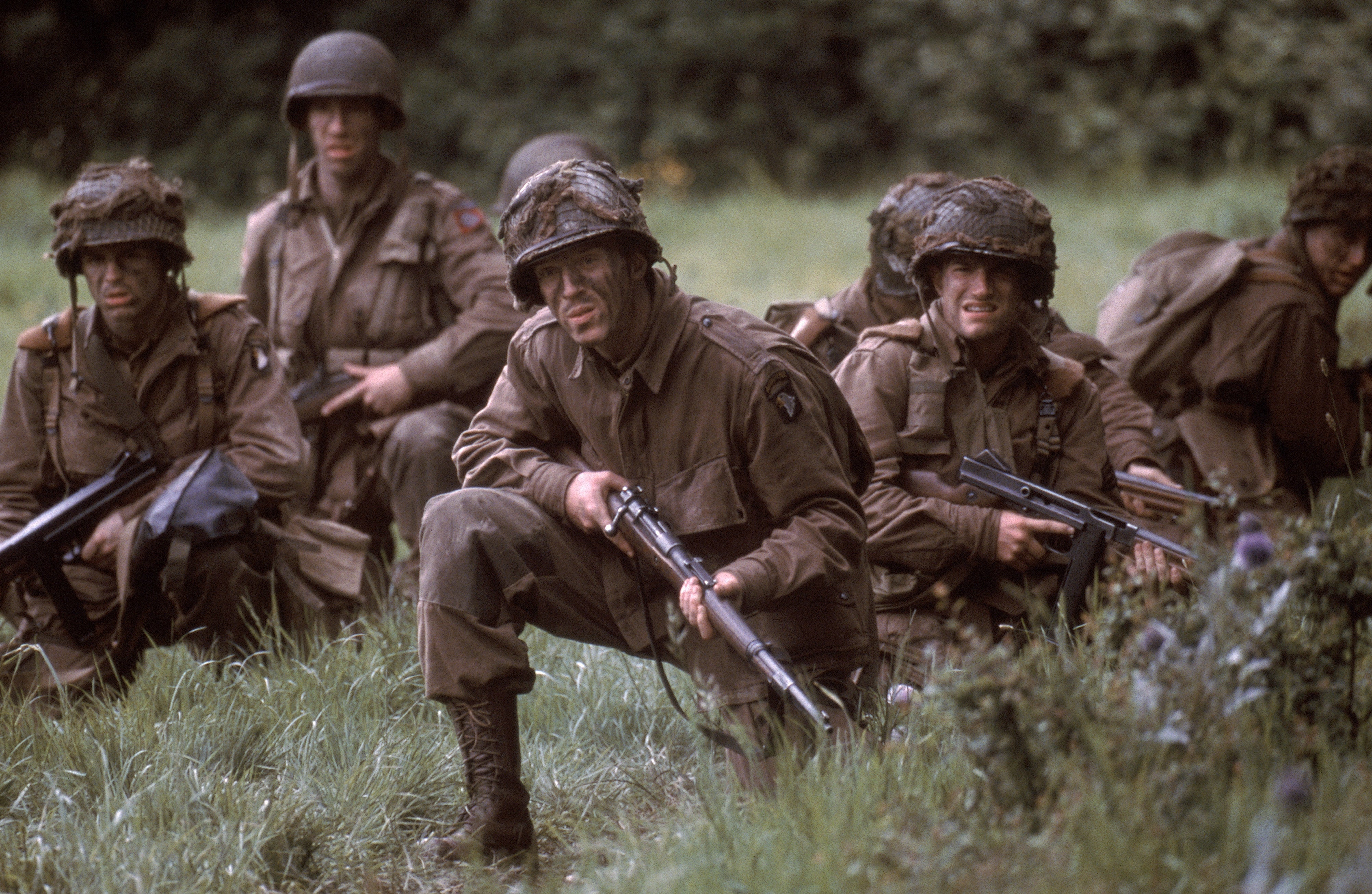 Easy Company parachutes into France on D-Day in ‘Band of Brothers'