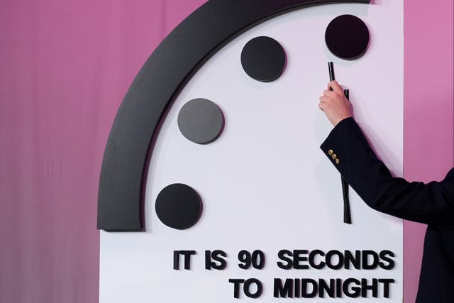 <p>The Bulletin of the Atomic Scientists announces the latest decision on the Doomsday Clock minute hand</p>