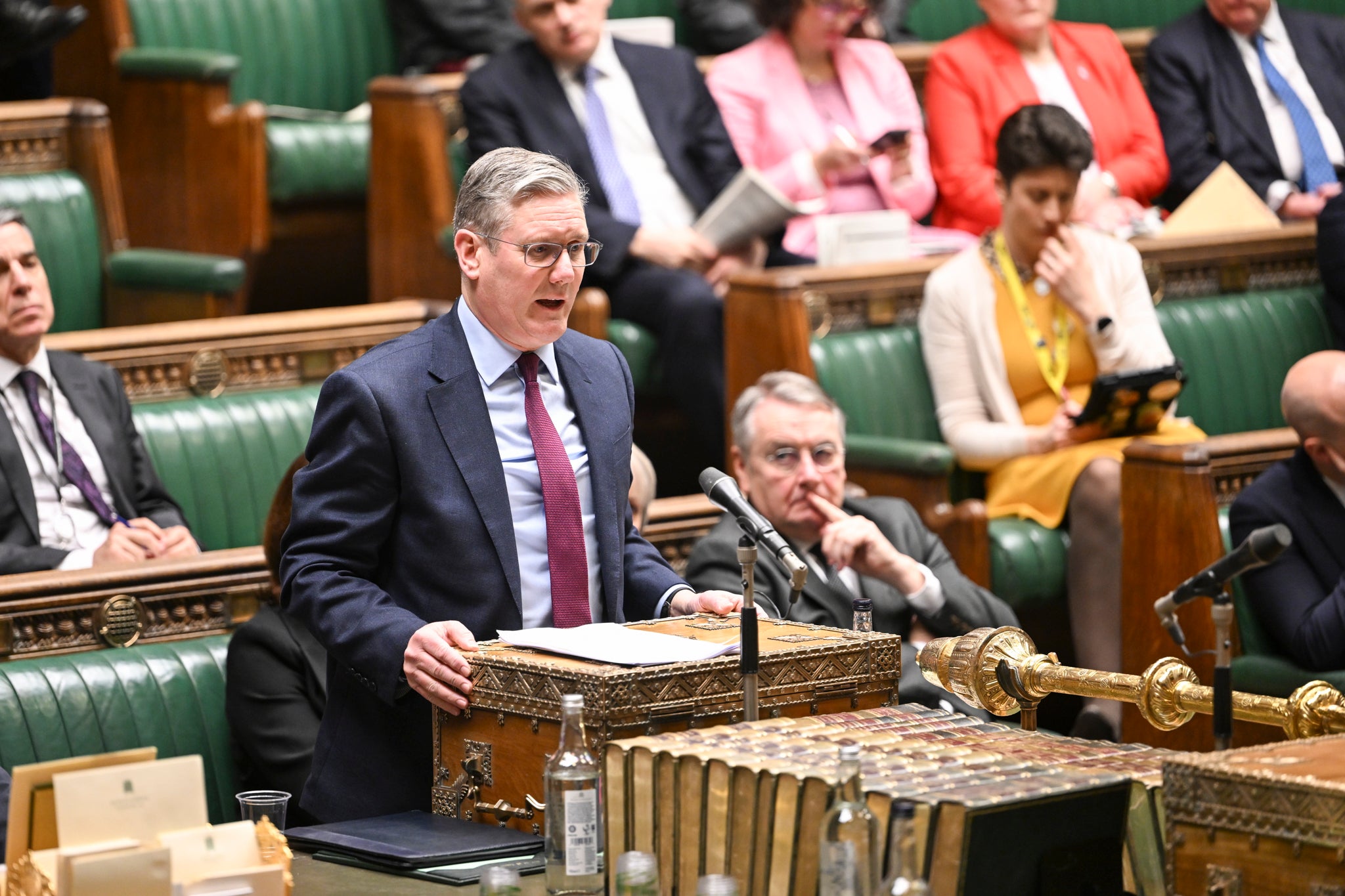 Keir Starmer said the conservatives are ‘not acting in the national interest’ with their tax-cutting agenda