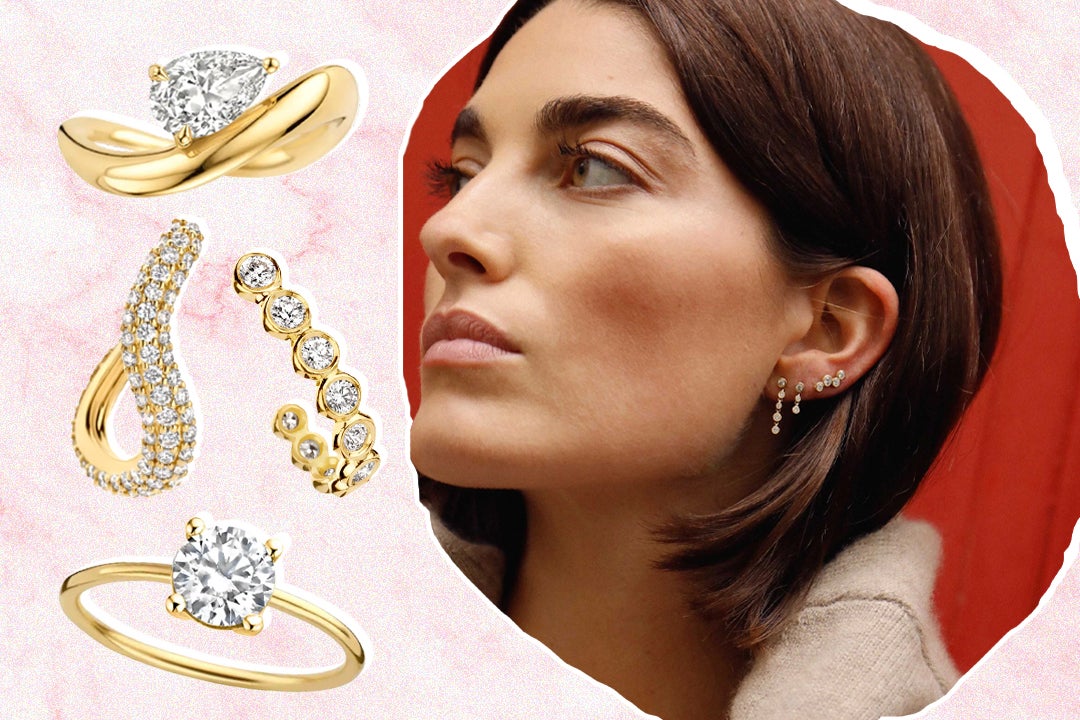 These gems are made with technology that mimics the growing process of a real diamond