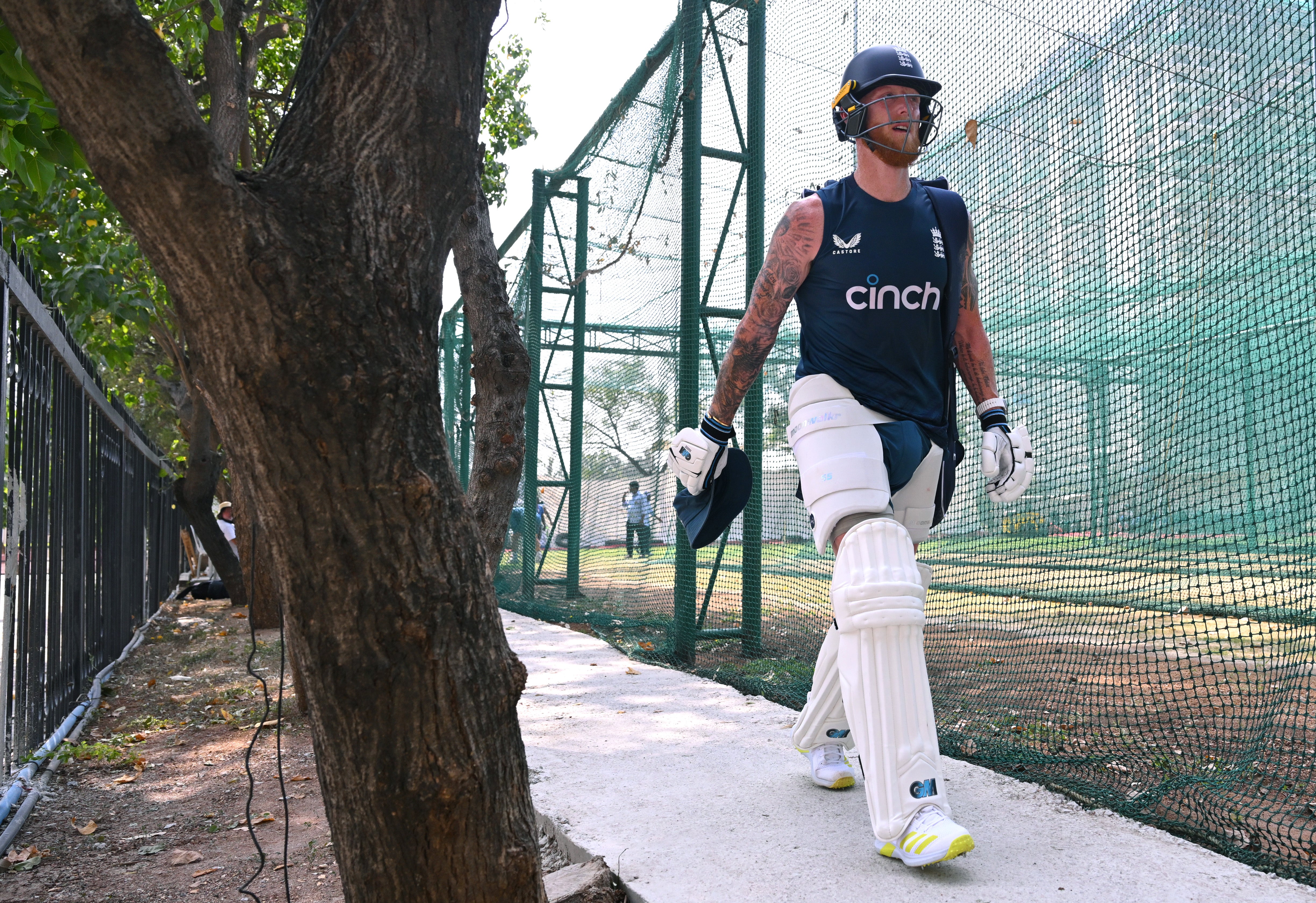 England captain Ben Stokes walks back to the dressing rooms