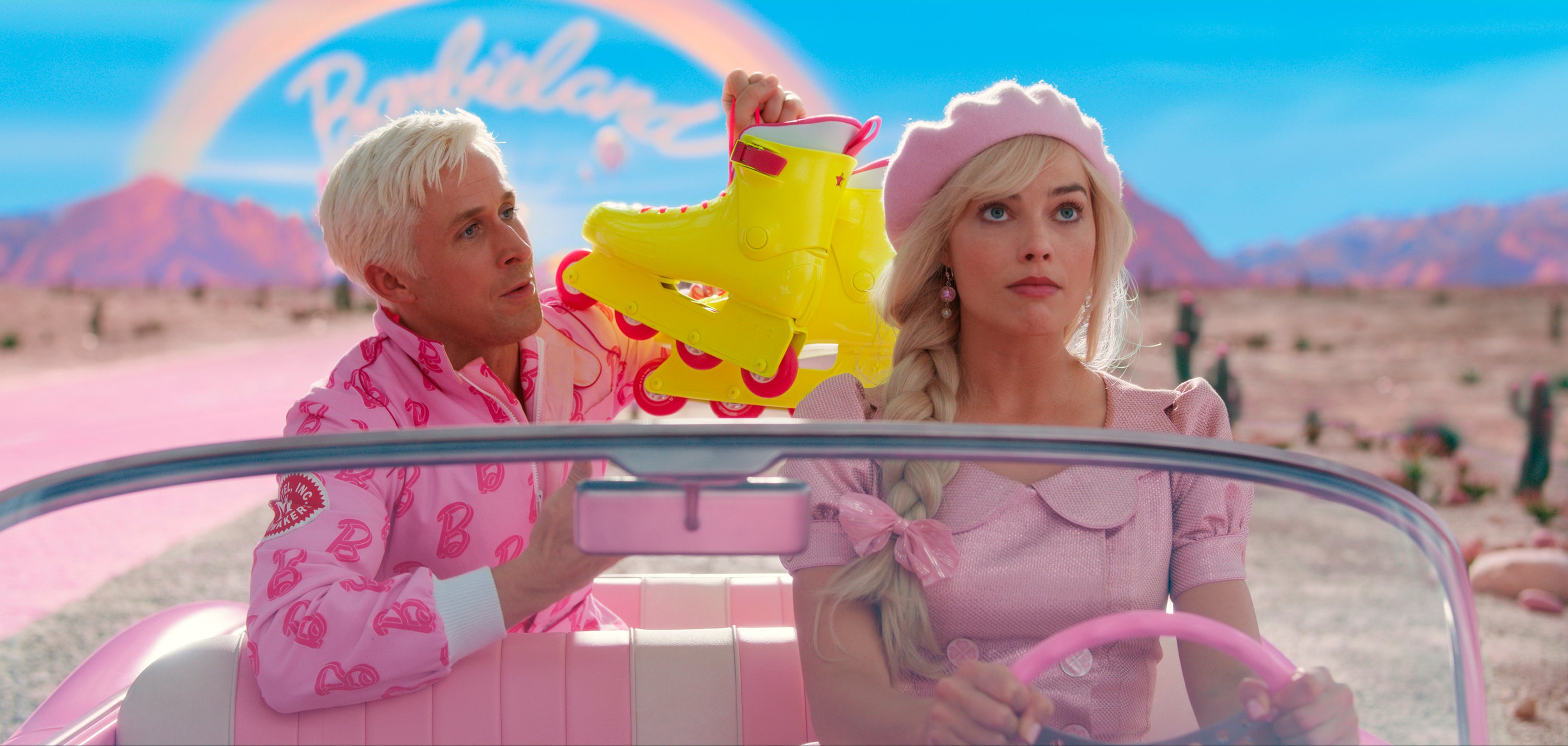 Ryan Gosling and Margot Robbie in ‘Barbie’