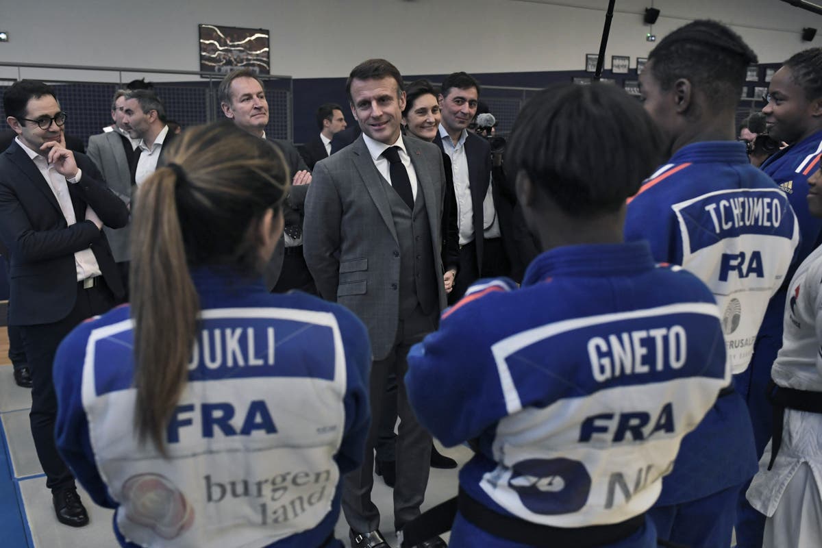 Le président français vise le top 5 des médailles pour son pays aux JO de Paris