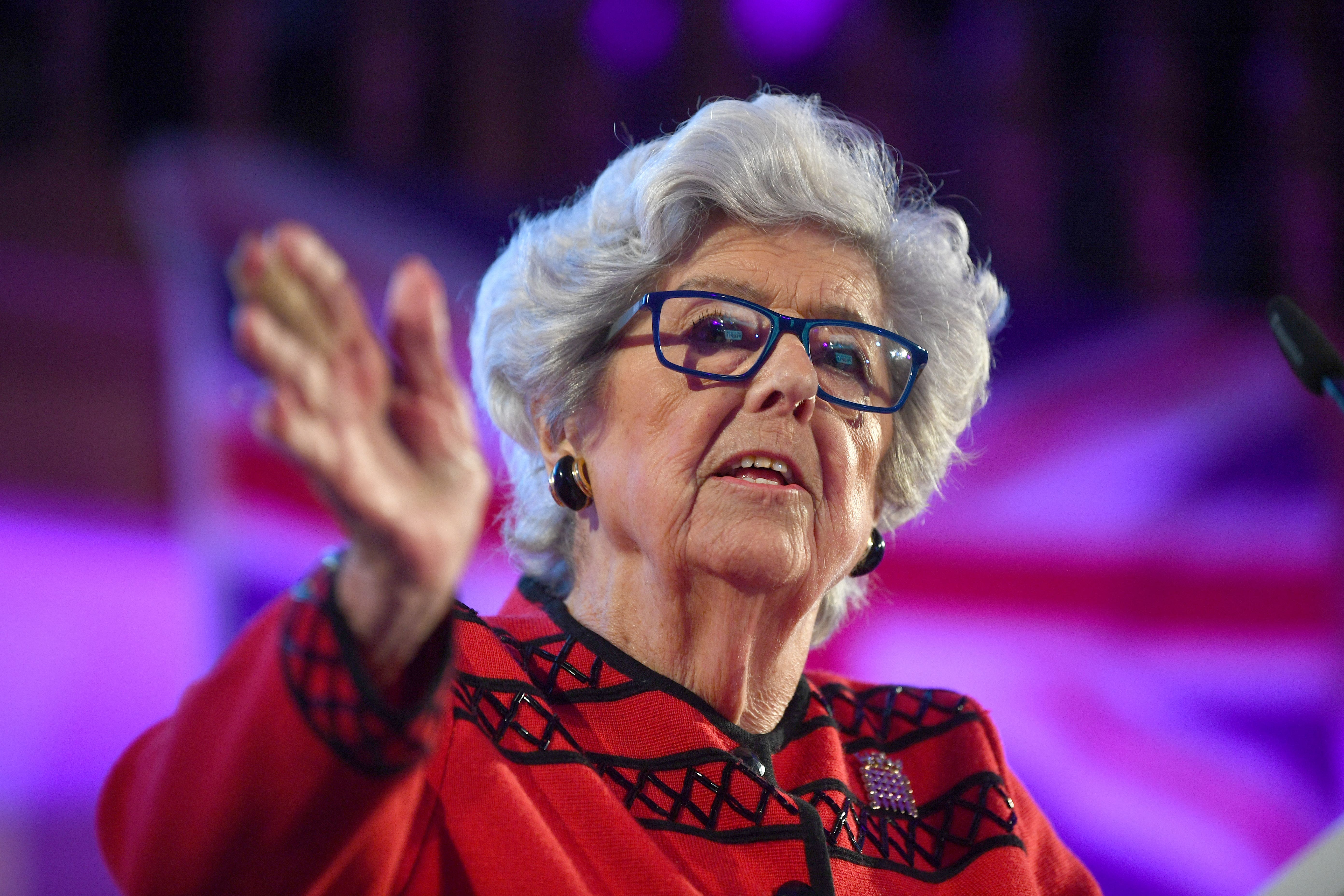 Baroness Betty Boothroyd was the first female Speaker of the House of Commons (Victoria Jones/PA)