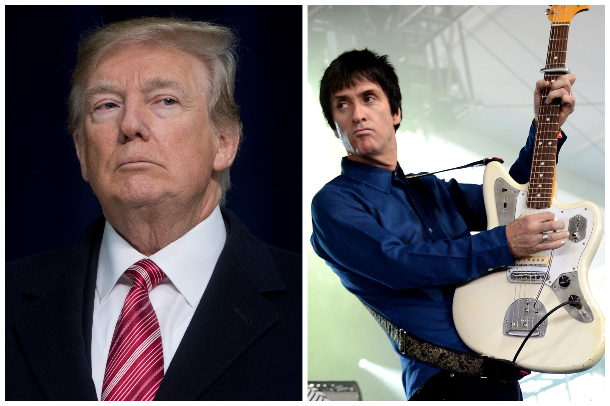 Johnny Marr is not the first recording artist to object to their music being used by Trump