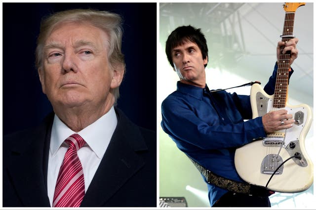 <p>Johnny Marr is not the first recording artist to object to their music being used by Trump</p>