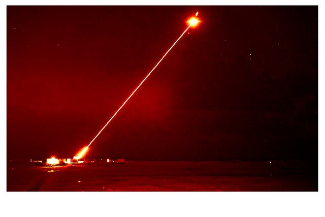 <p>DragonFire laser achieved the UK’s first high-power firing of a laser weapon against aerial targets</p>